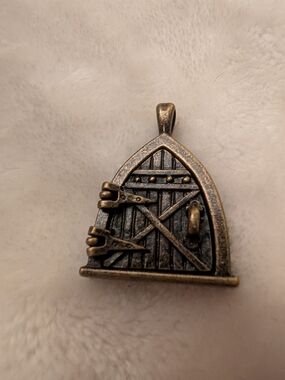 Vintage Fairy Door Pendant Cottagecore Fairycore Whimsigoth